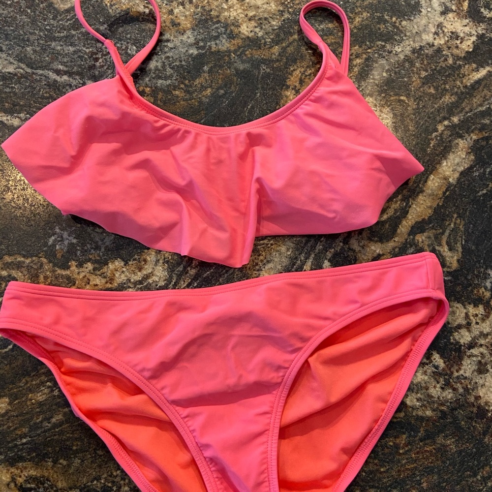 Old Navy, pink bikini, top small, bottoms medium